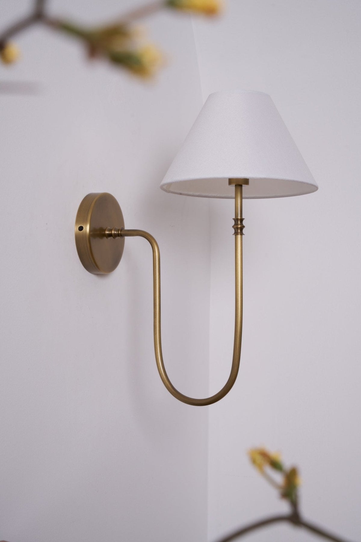 Devenq aplique de pared vintage industrial de tejido