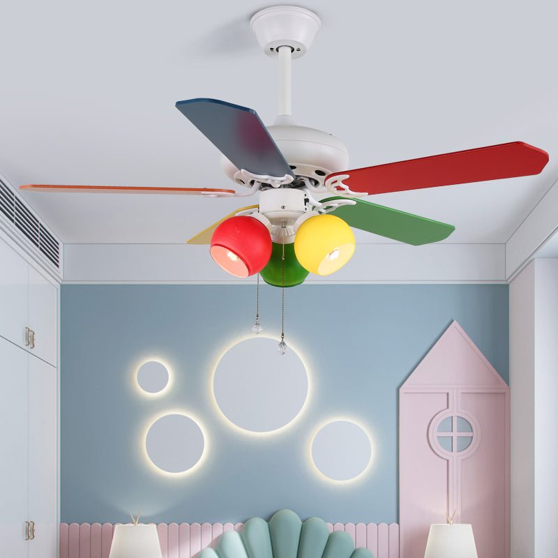 Carlo ventilador de techo con luz divertido
