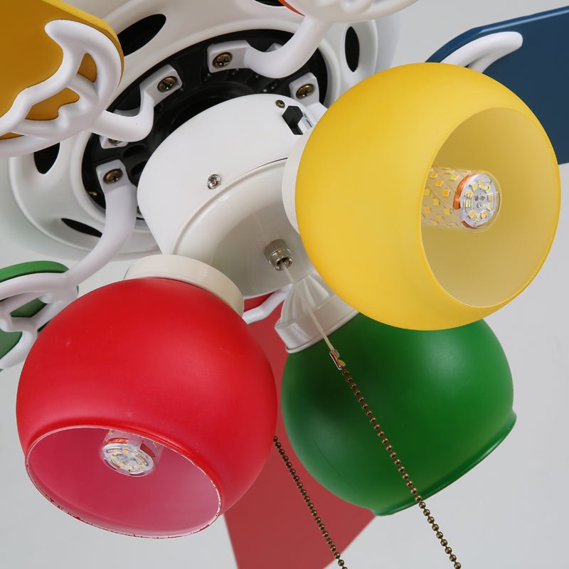 Carlo ventilador de techo con luz divertido