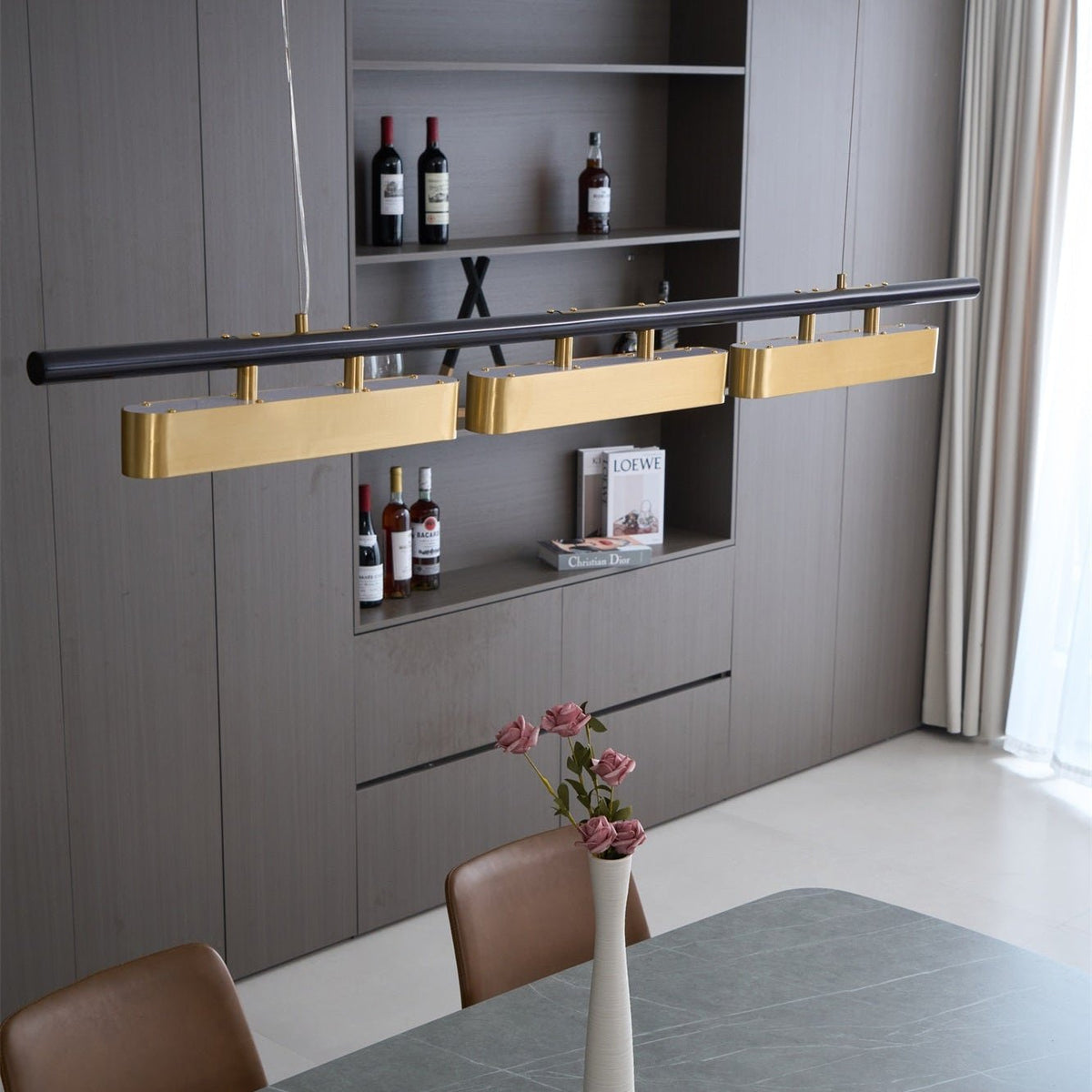 Liorent lámpara colgante minimalista de latón
