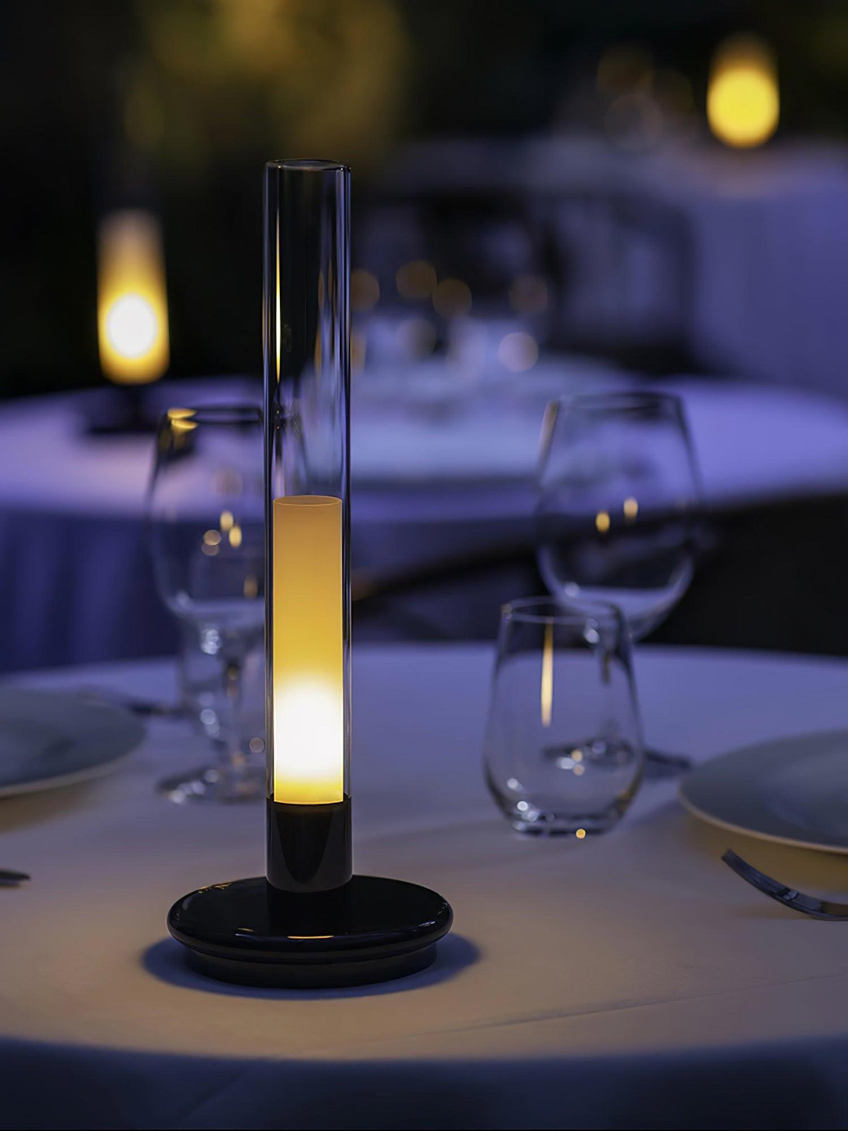 Tevi lámpara de mesa minimalista de acrílico