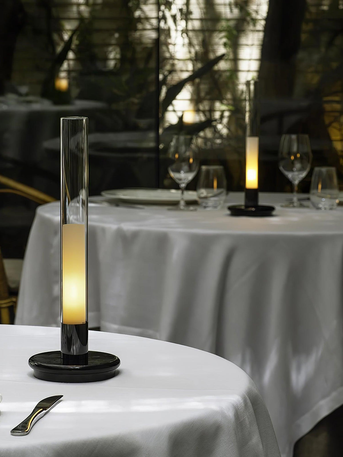 Tevi lámpara de mesa minimalista de acrílico