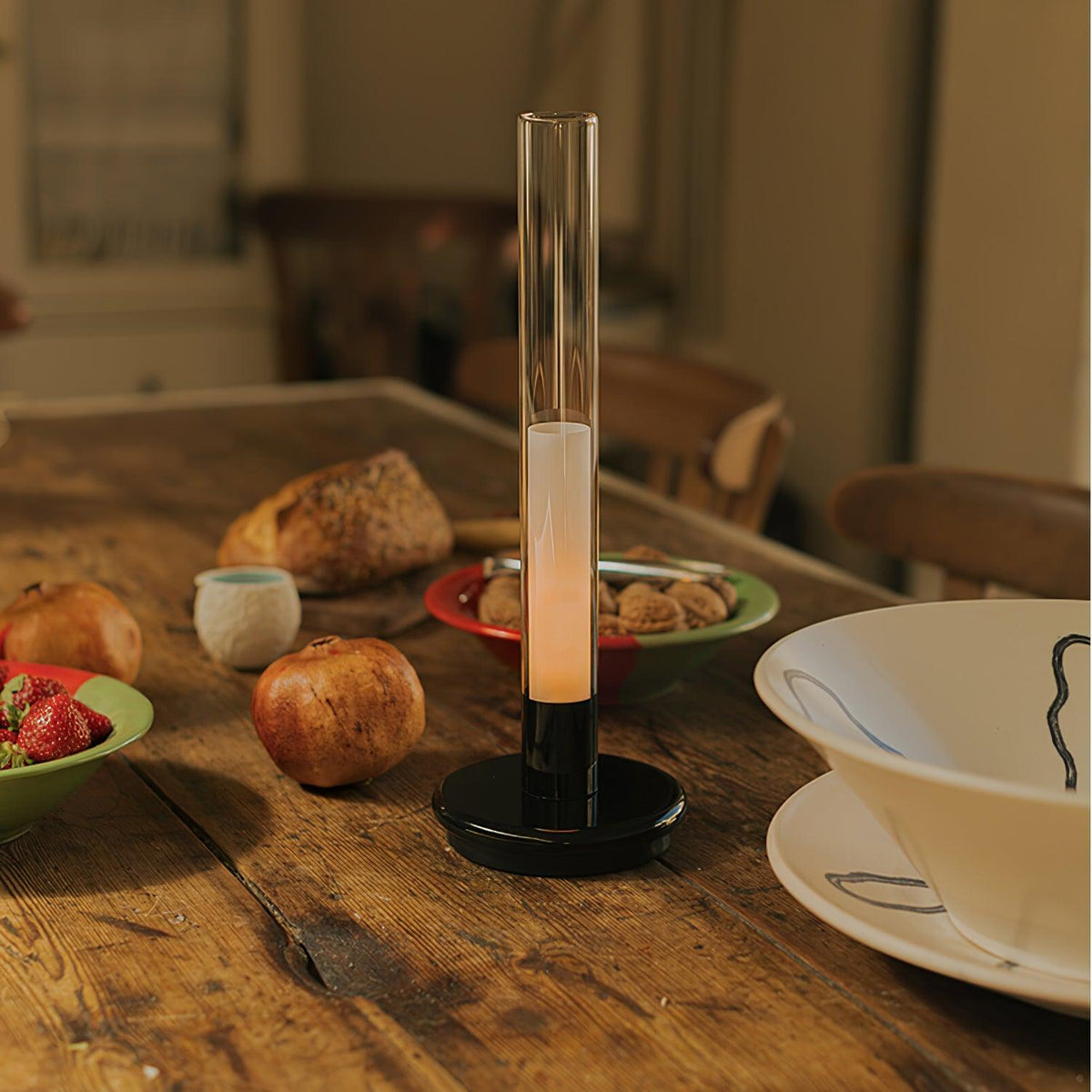 Tevi lámpara de mesa minimalista de acrílico
