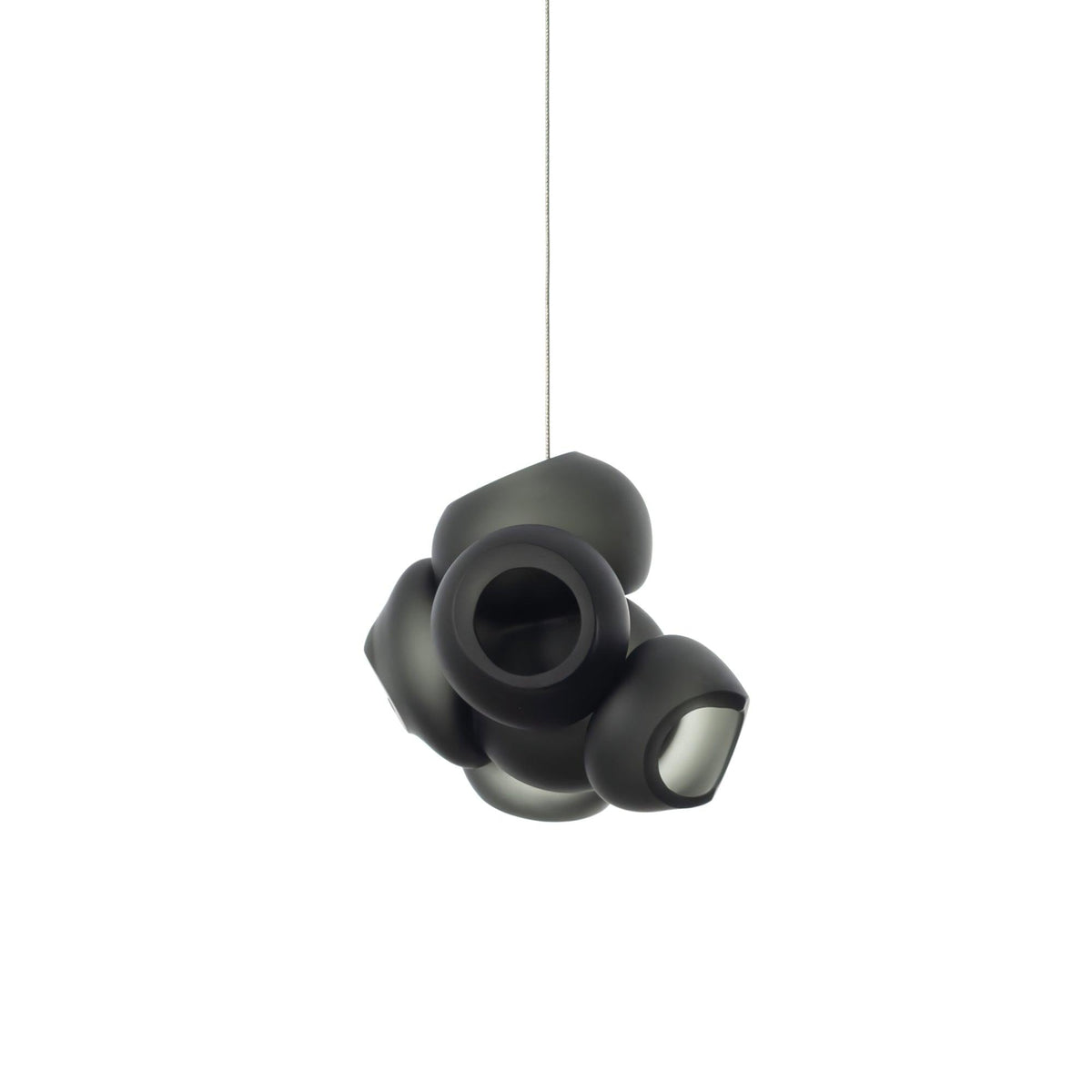 Ursa lámpara colgante Bubbles Cluster con globos de vidrio