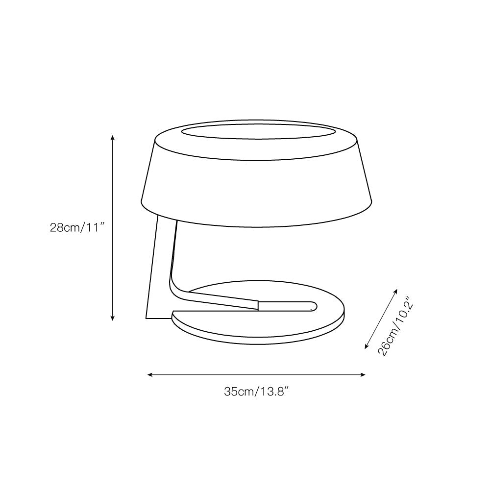 Thalise lámpara de mesa