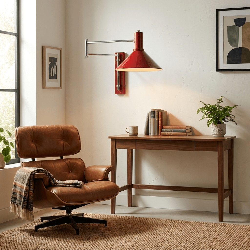 Aplique de pared Cone Swing Arm