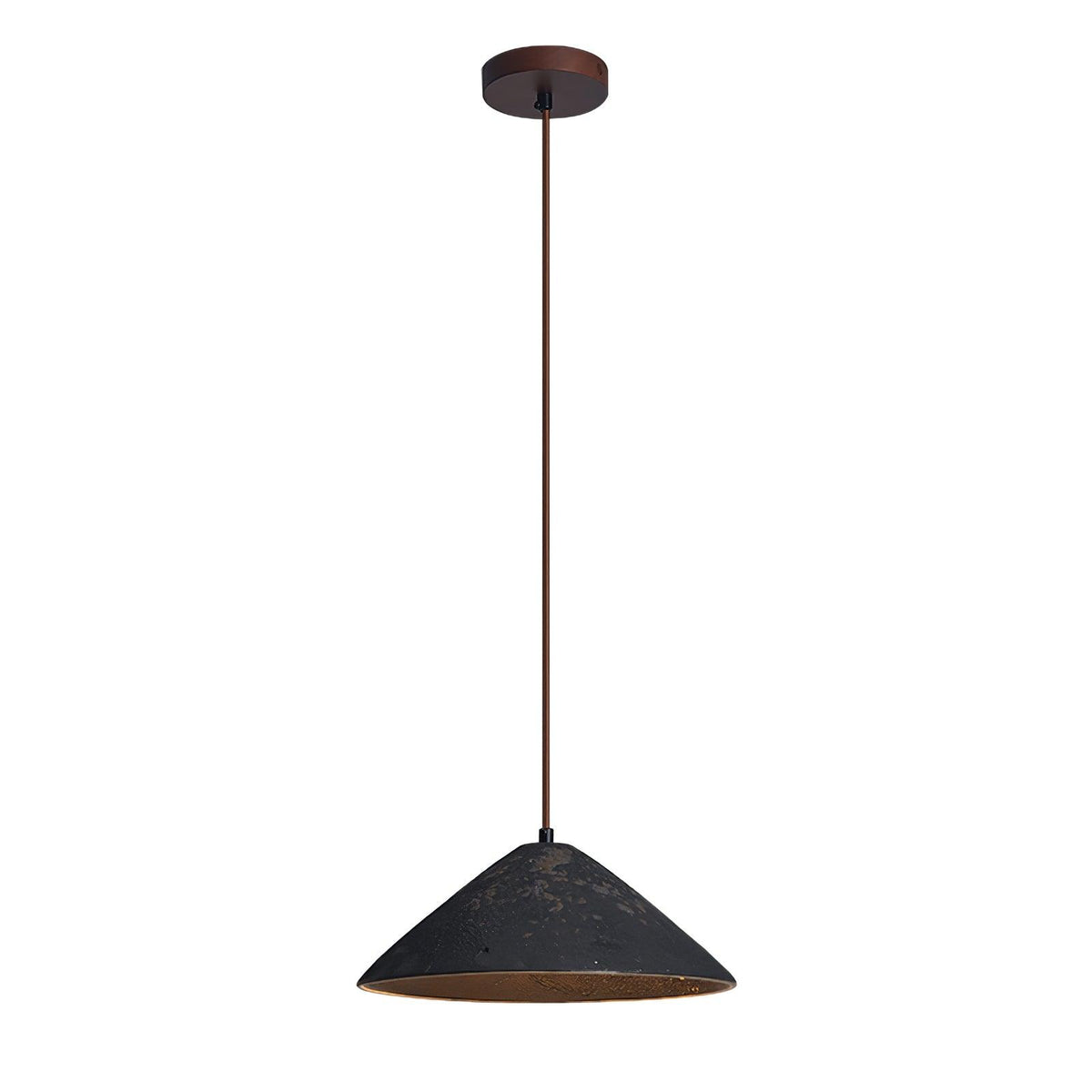 Sura lámpara colgante de cerámica cónica rústica vintage minimalista