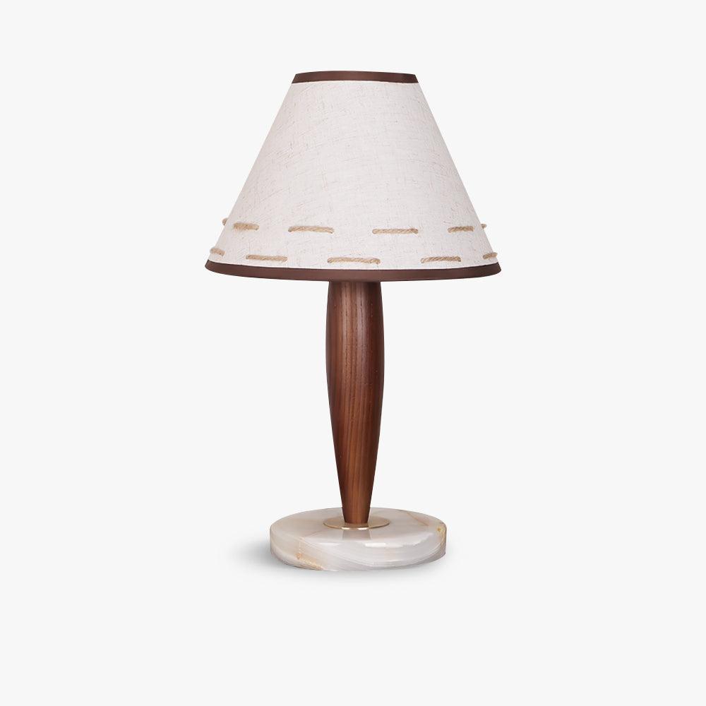 Taylor lámpara de mesa vintage de tejido