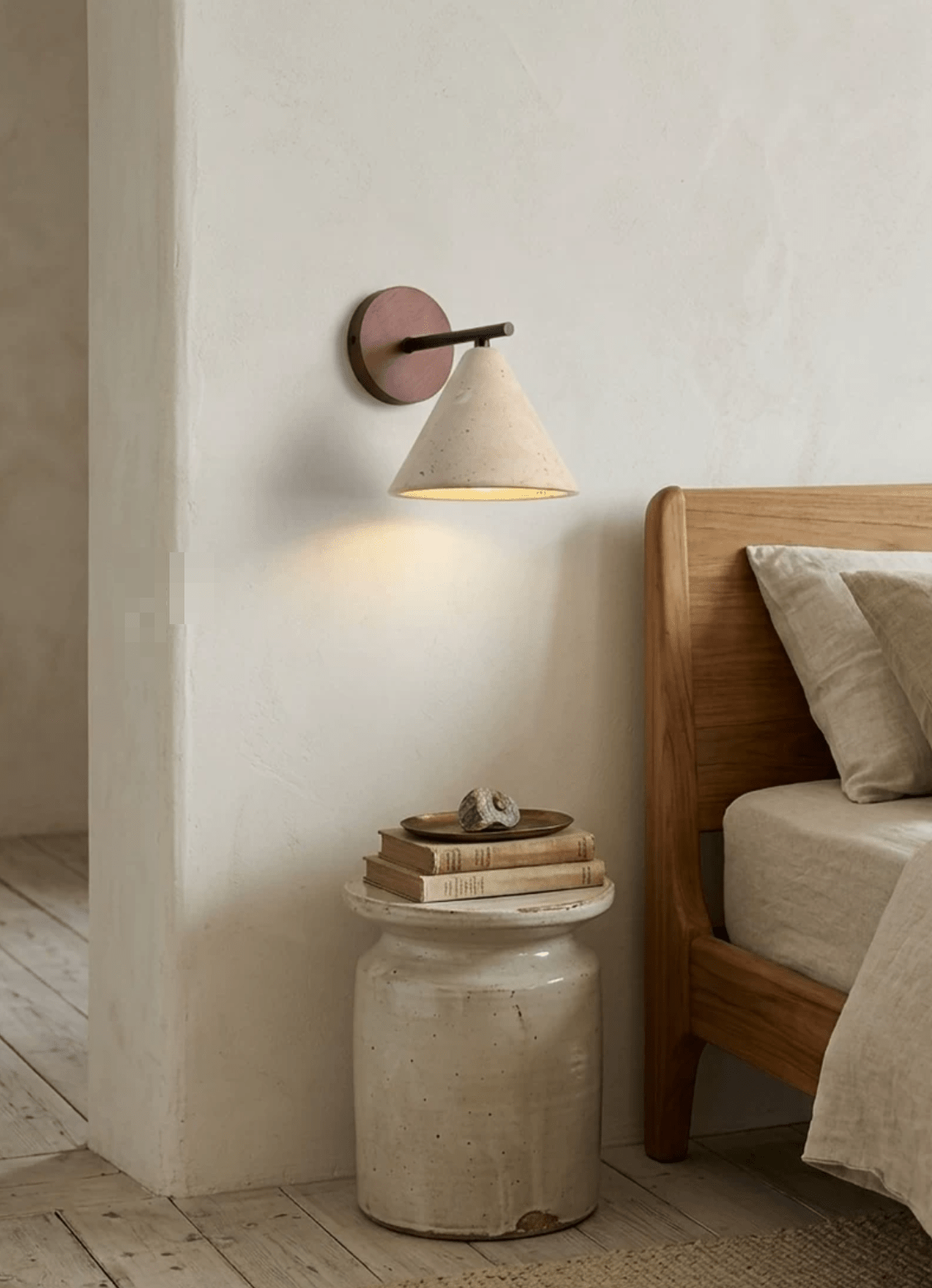 Valorenne aplique de pared travertino