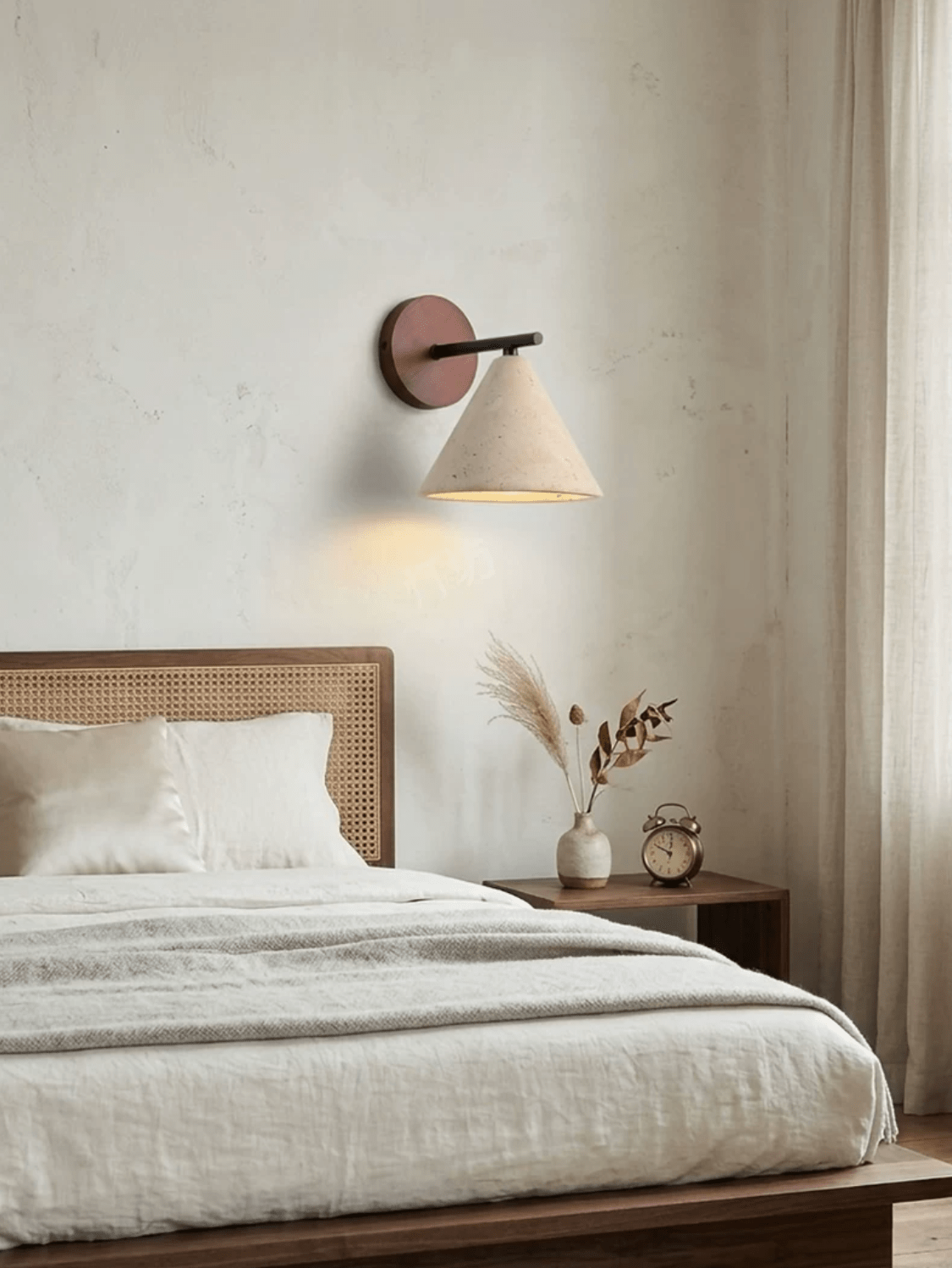 Valorenne aplique de pared travertino