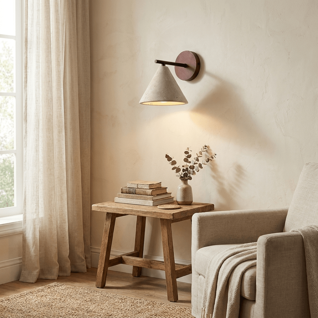 Valorenne aplique de pared travertino