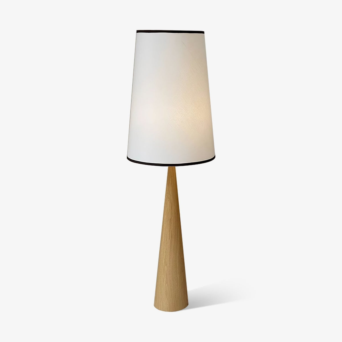 ConeLite lámpara de pie minimalista de madera
