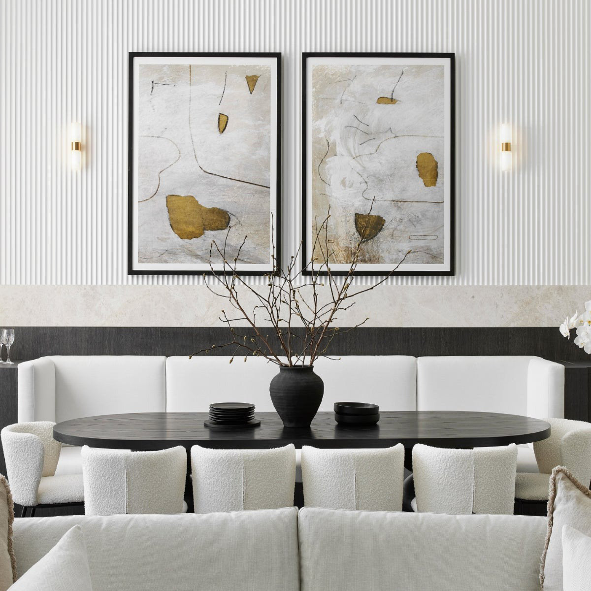 Alight aplique de pared alabastro
