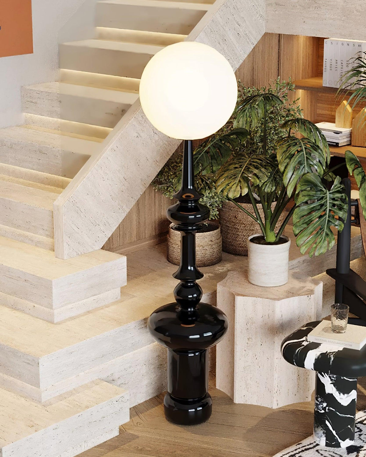 Riroxen lámpara de pie Columna Romana