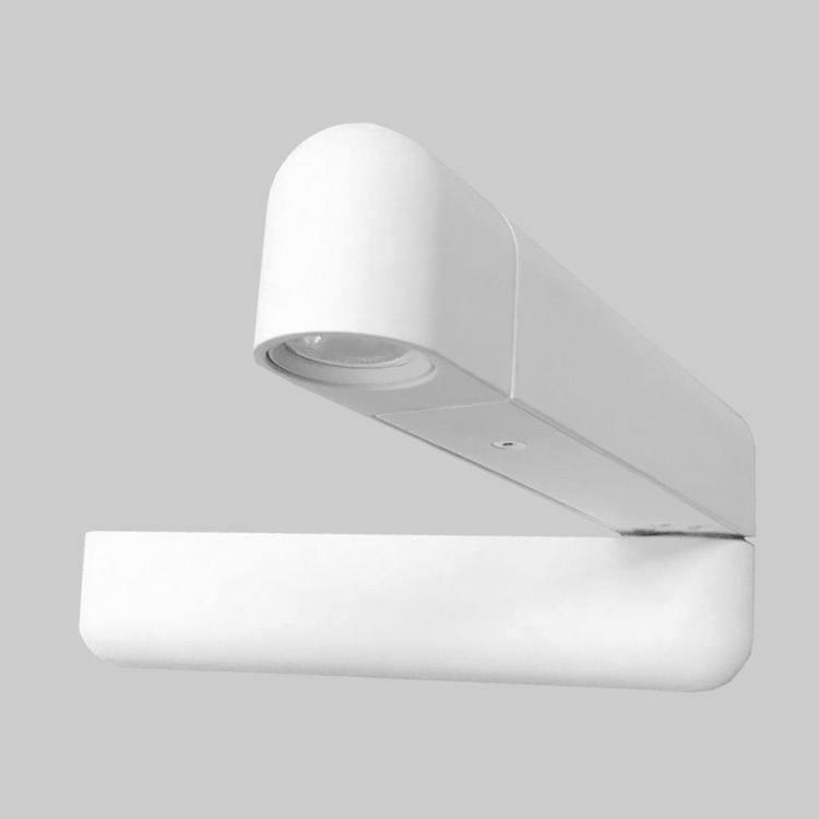 Soreora aplique de pared negro LED regulable con puerto USB