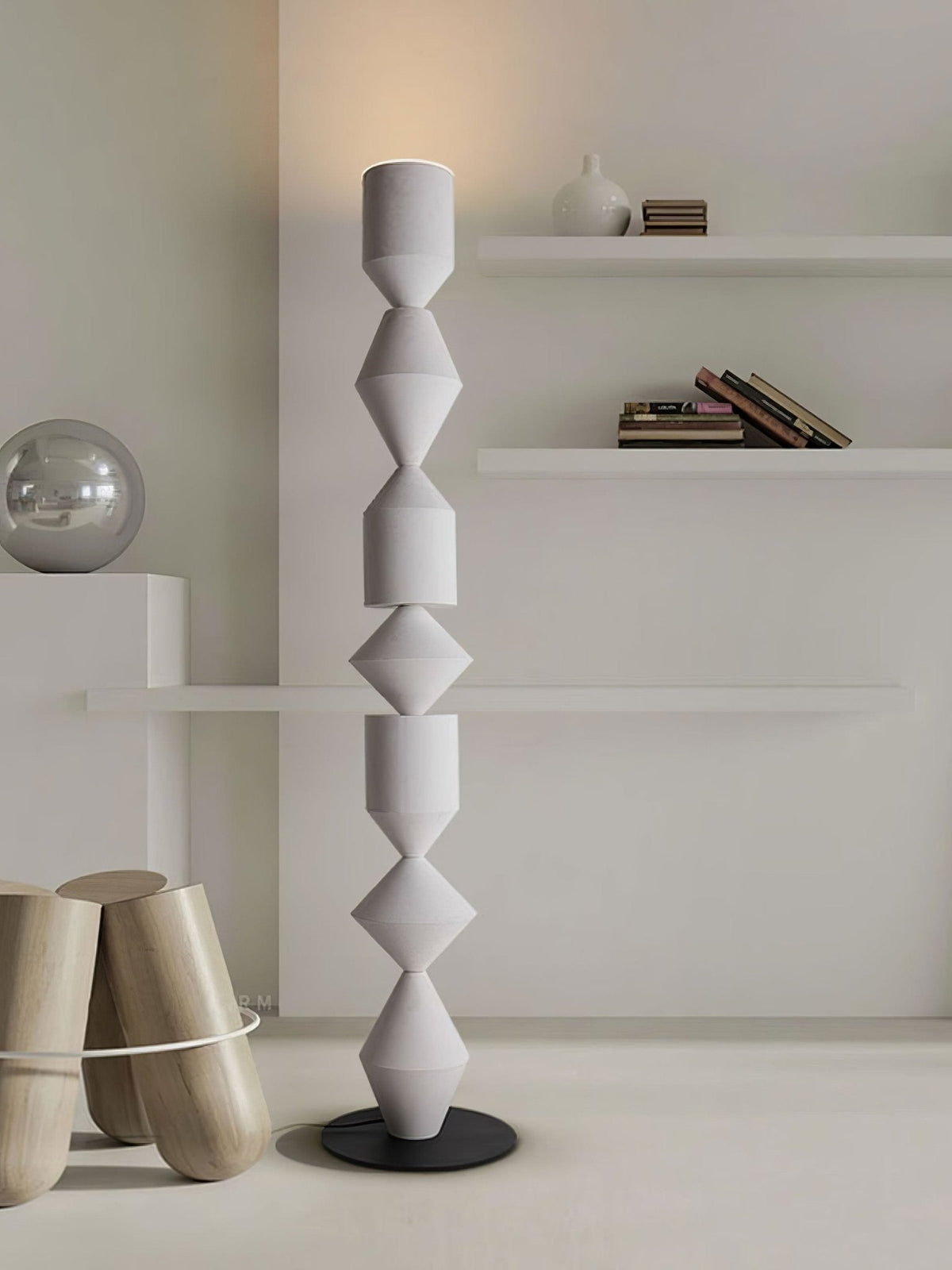 Drisen lámpara de pie minimalista de madera
