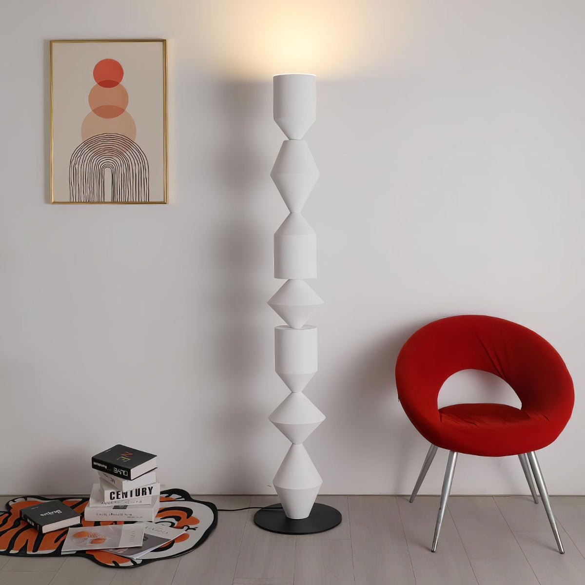 Drisen lámpara de pie minimalista de madera