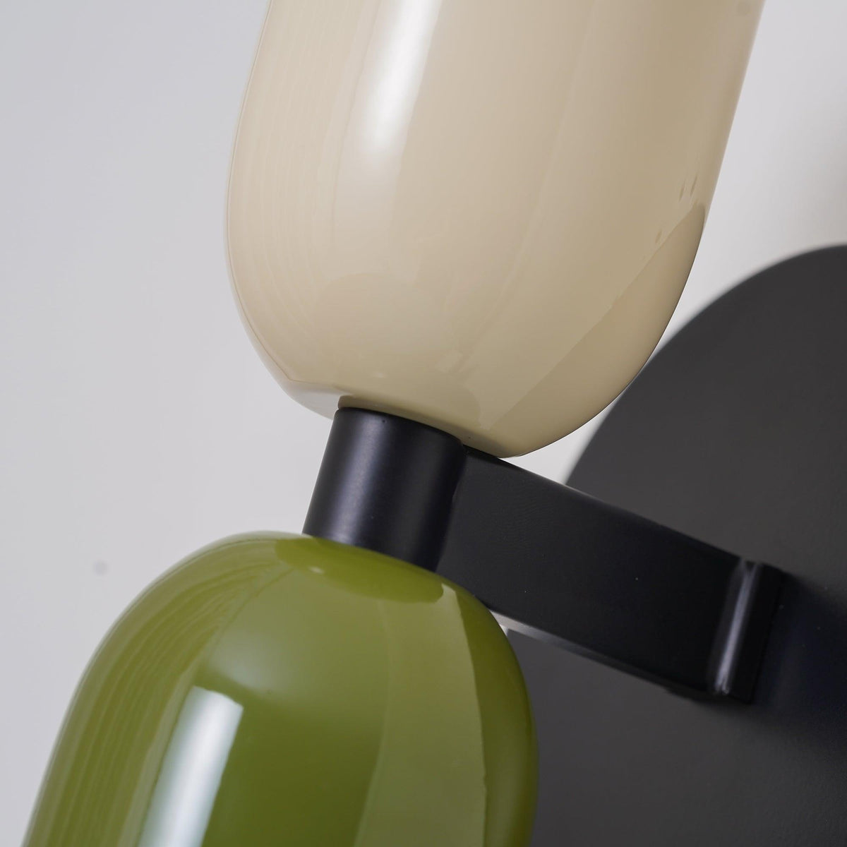 Teriielle aplique de pared verde negro minimalista enchufe enchufable