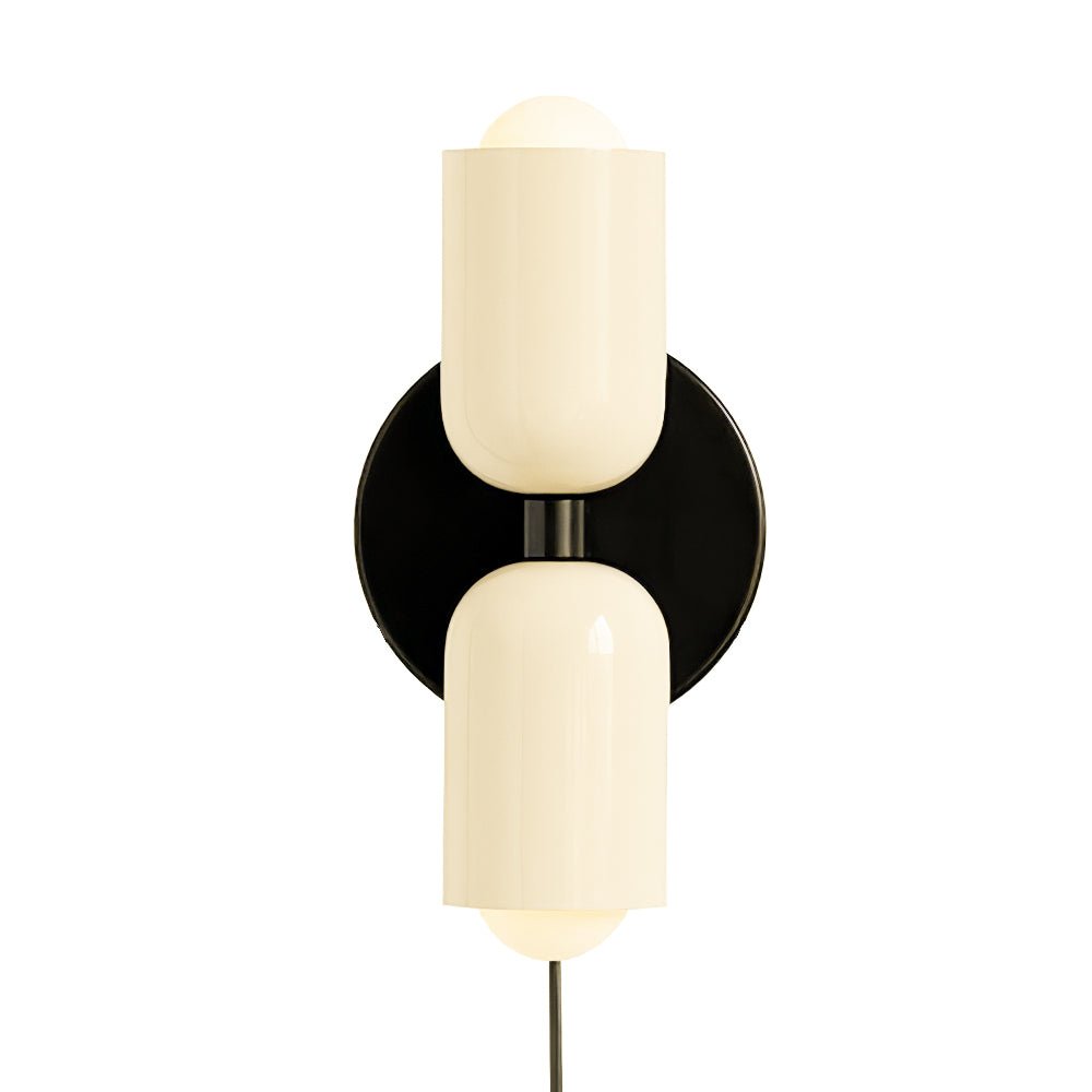 Teriielle aplique de pared verde negro minimalista enchufe enchufable