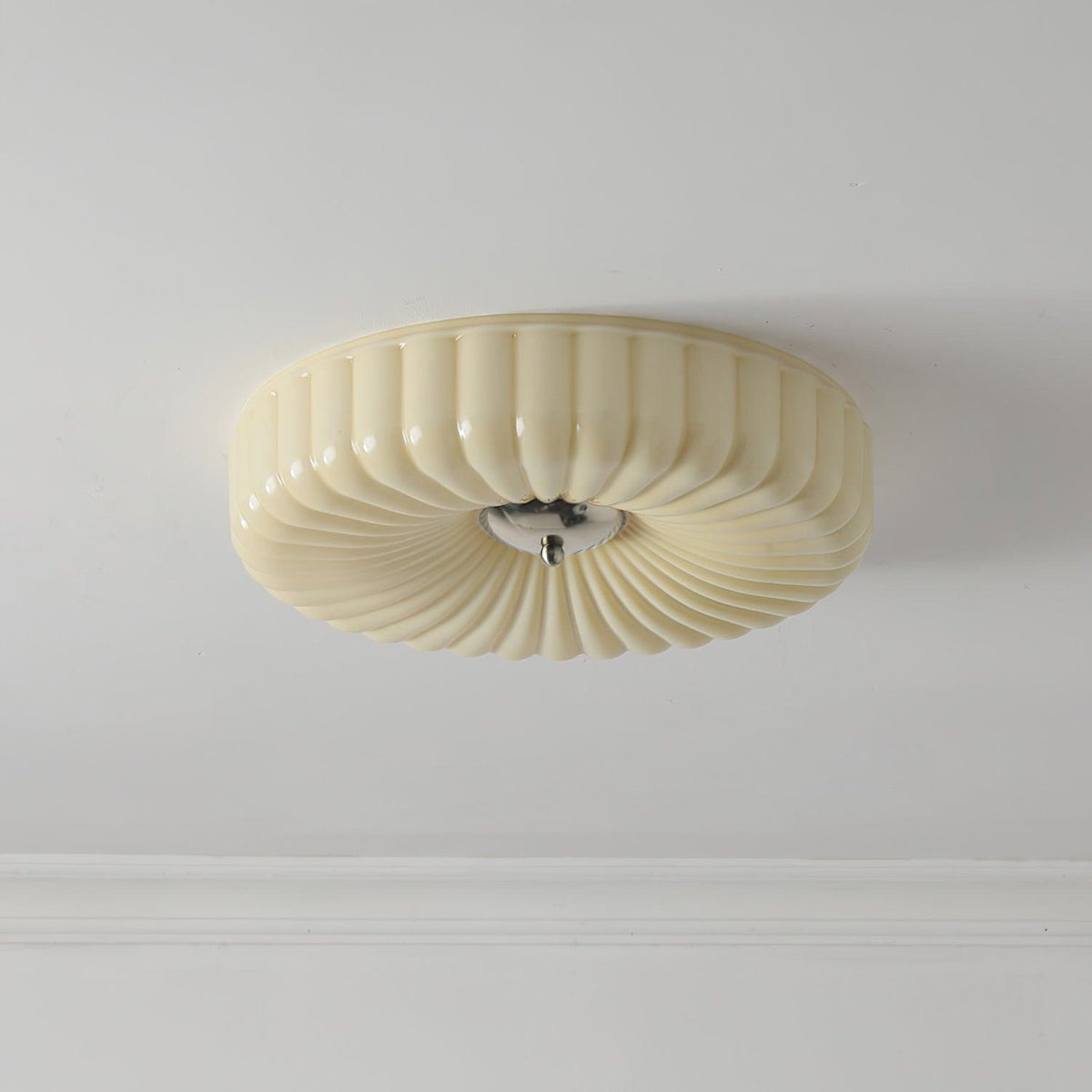 Mivone plafón de vidrio crema