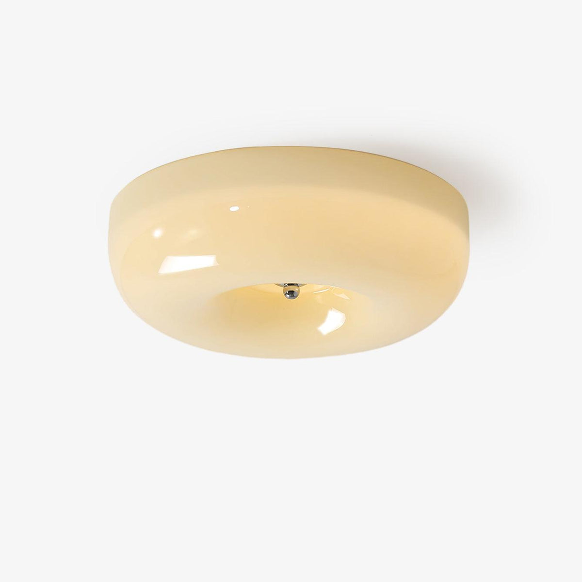 Velisiel lámpara de araña Cream Pudding con vidrio soplado