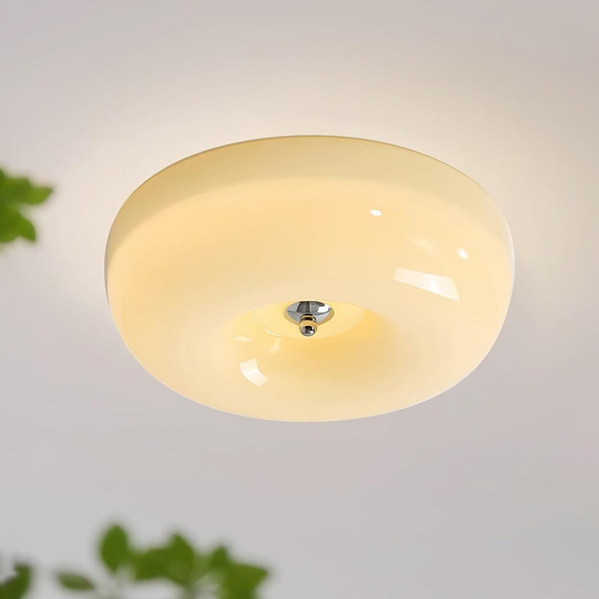 Cam lámpara de techo moderna minimalista de vidrio con diseño en espiral