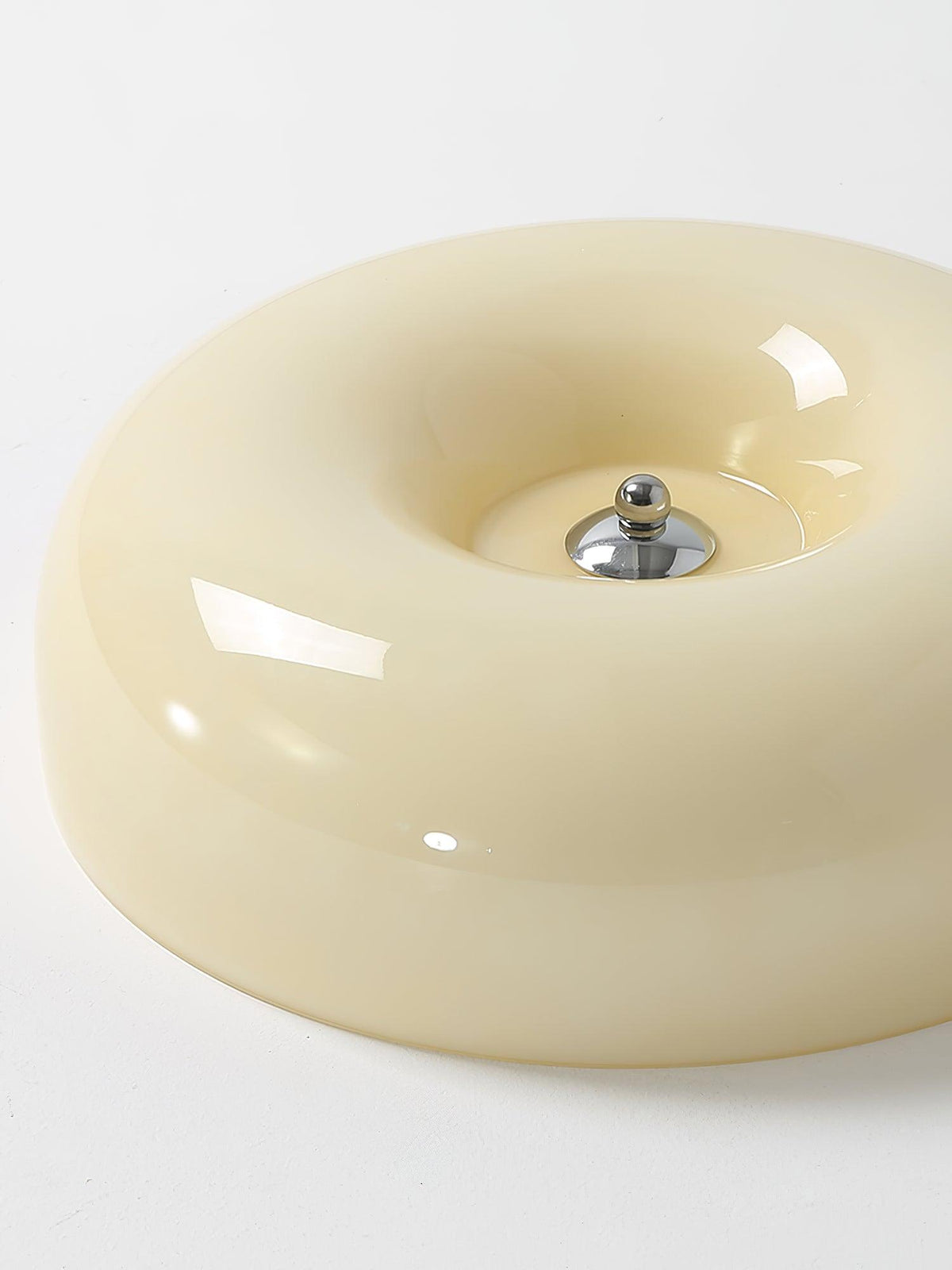 Velisiel lámpara de araña Cream Pudding con vidrio soplado