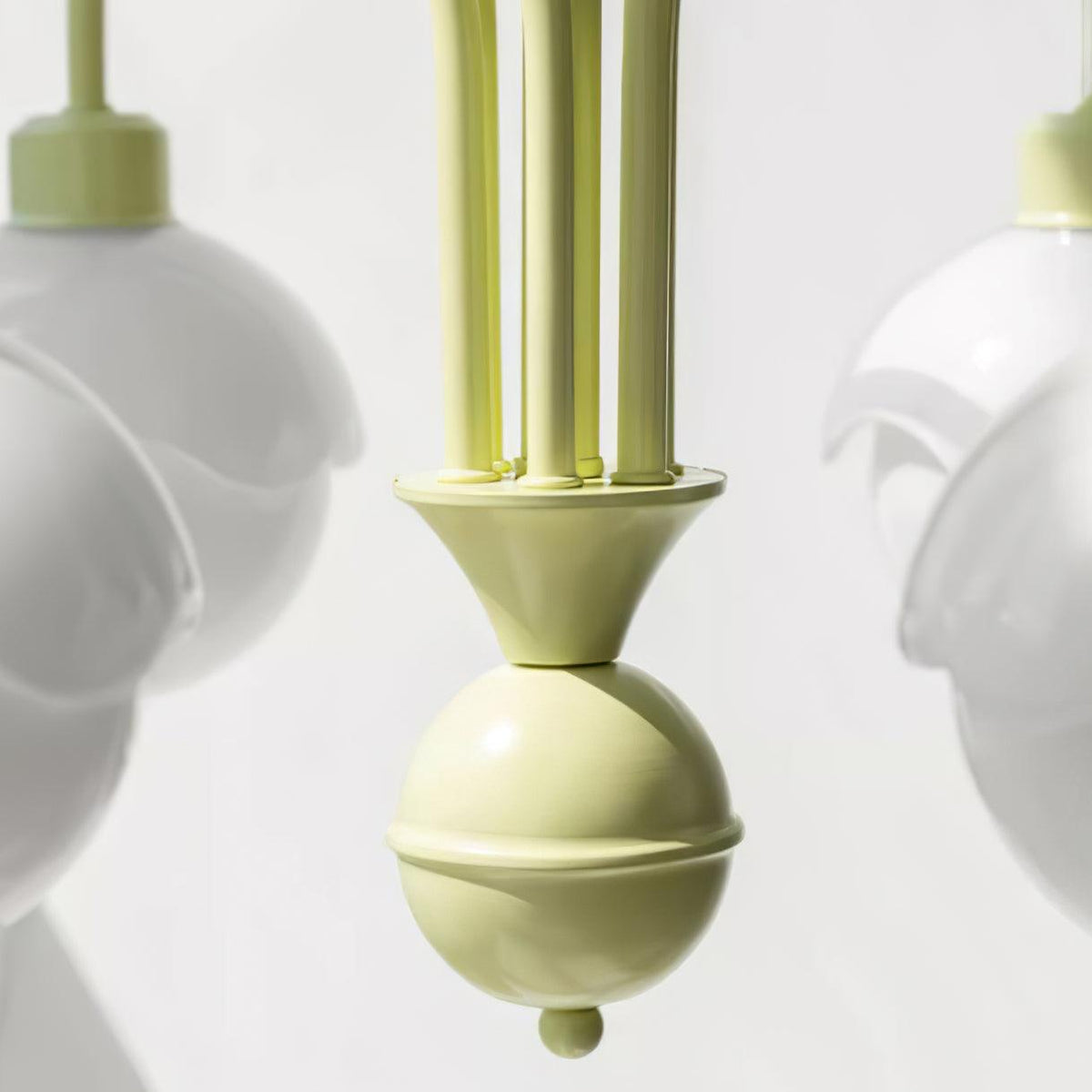 Sorivora lámpara de araña Matcha verde lychee cremoso brazo