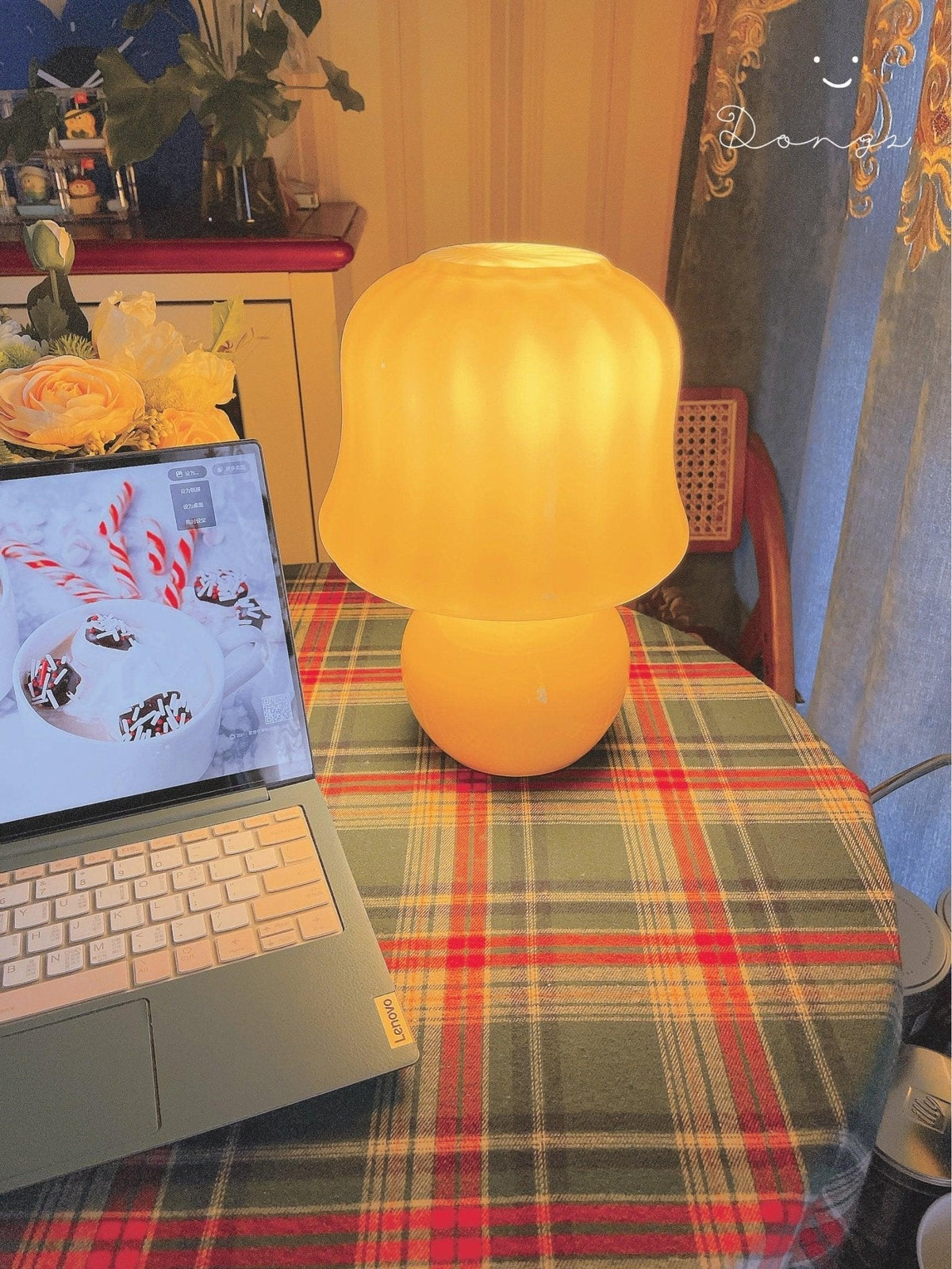 Holg lámpara de mesa de cerámica y lujo