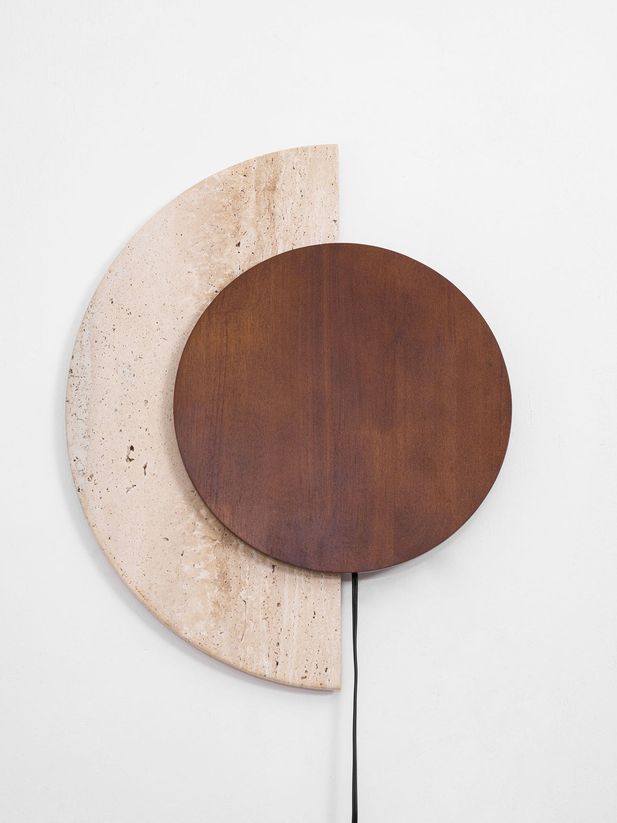 Crescent Halo enchufe-in aplique de pared enchufable