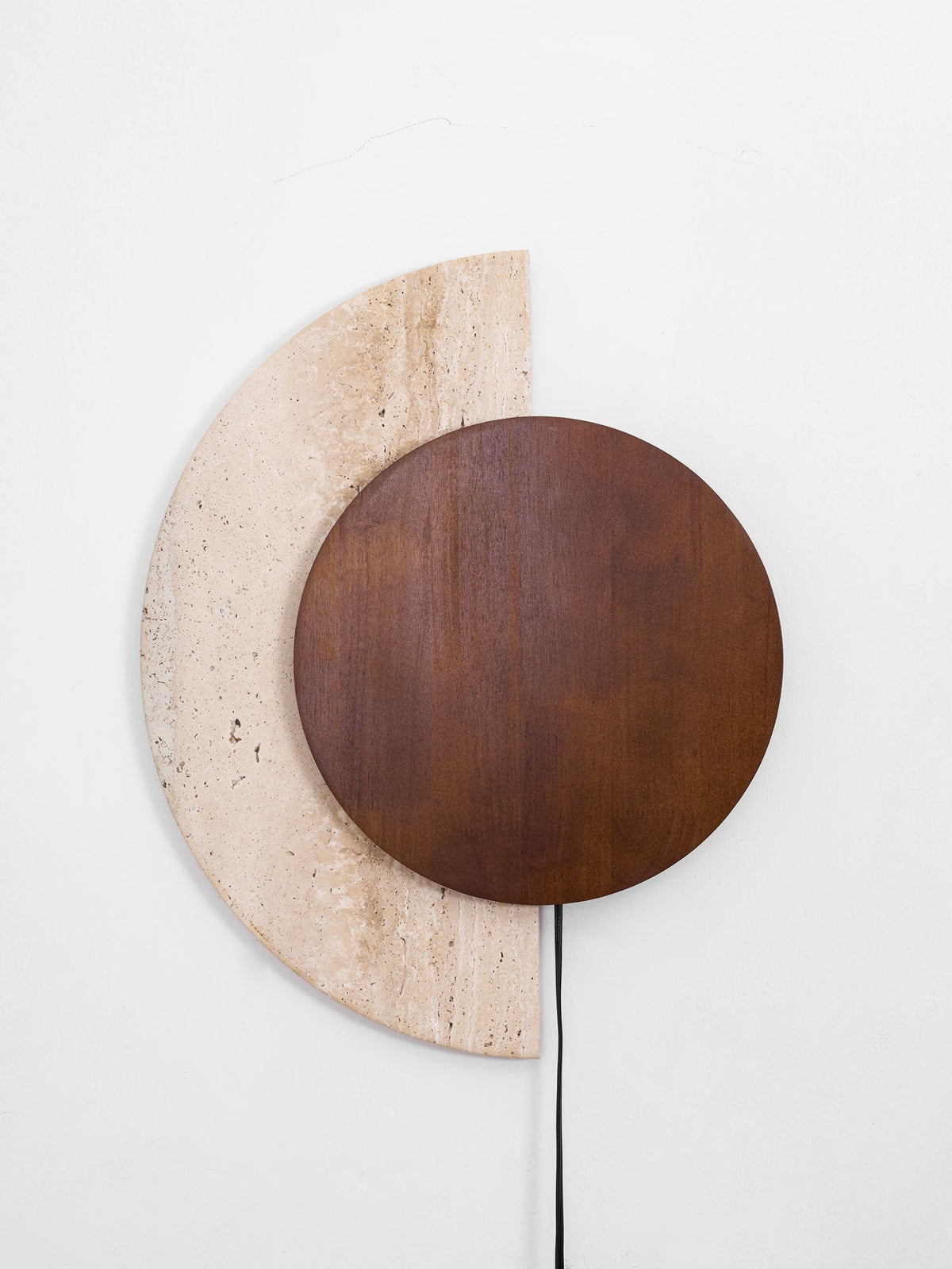 Crescent Halo enchufe-in aplique de pared enchufable