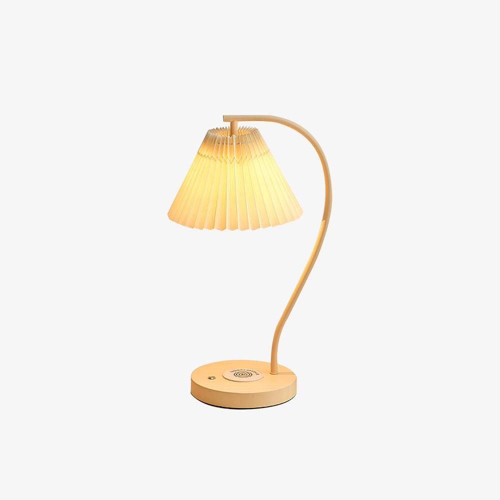Evlaeus lámpara de mesa minimalista de madera para escritorio