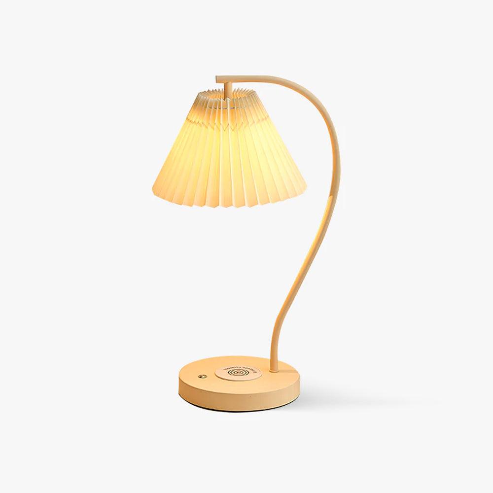 Evlaeus lámpara de mesa minimalista de madera para escritorio
