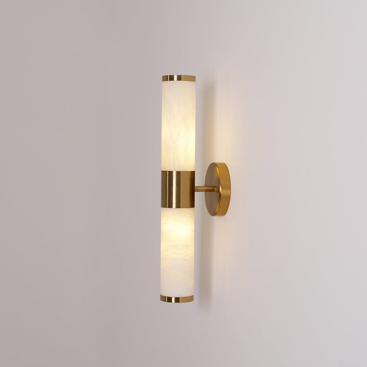 Tira aplique de pared minimalista alabastro