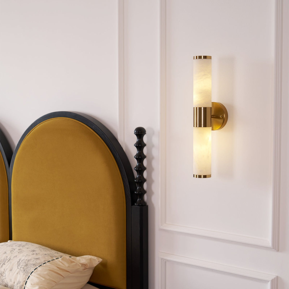 Lucian aplique de pared en alabastro
