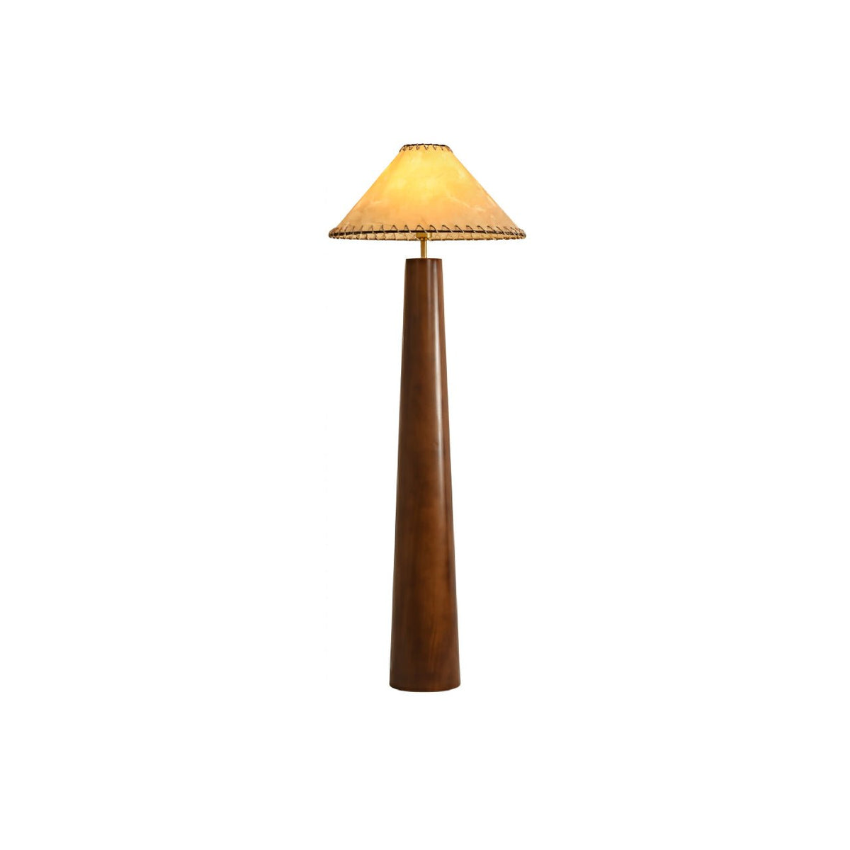 Syleelia lámpara de pie de madera de caucho