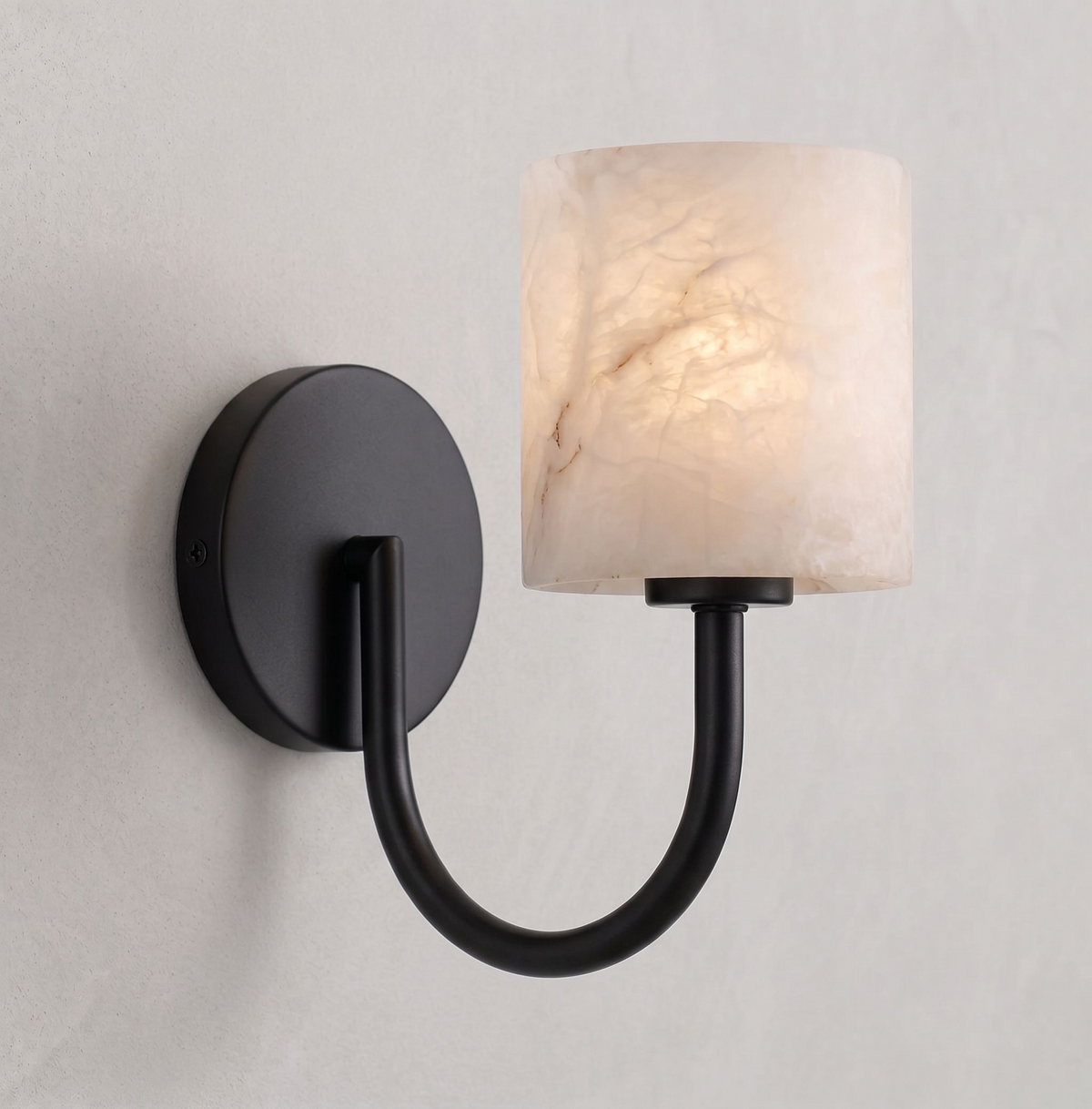 Sedgewick Aplique de pared de alabastro