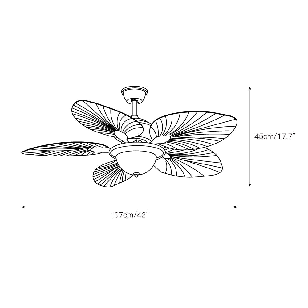 Viraalel ventilador de techo con luz