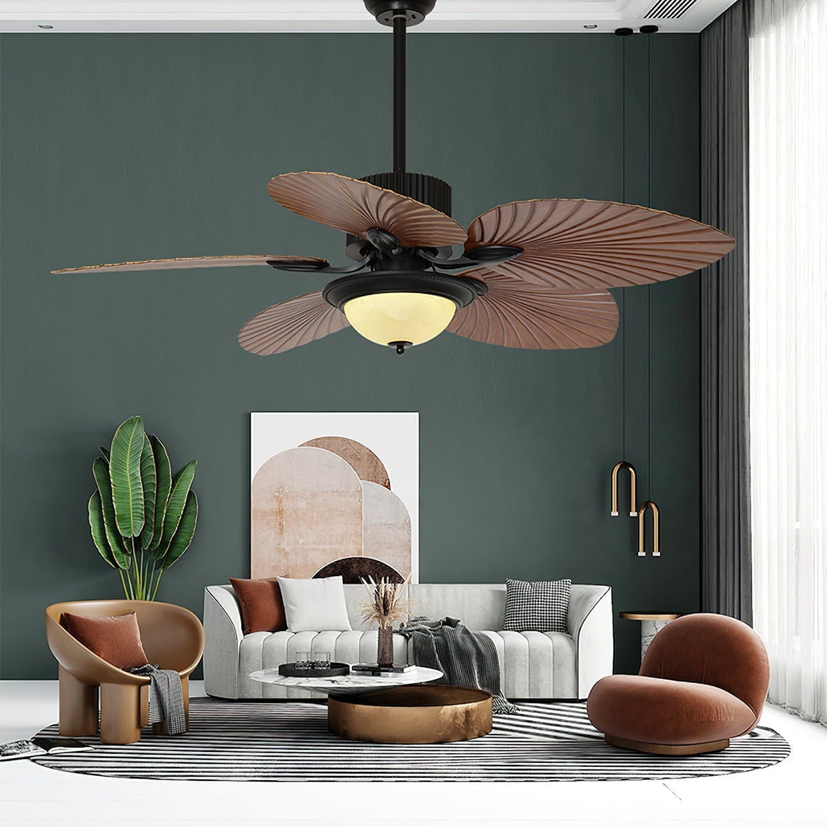 Viraalel ventilador de techo con luz