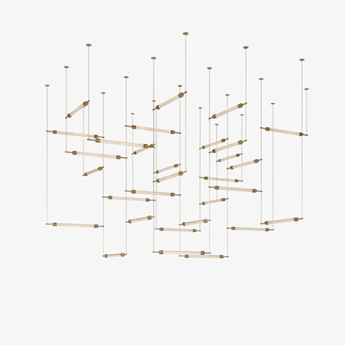 CrystalGrid lámpara de araña Architectural Matrix Customize