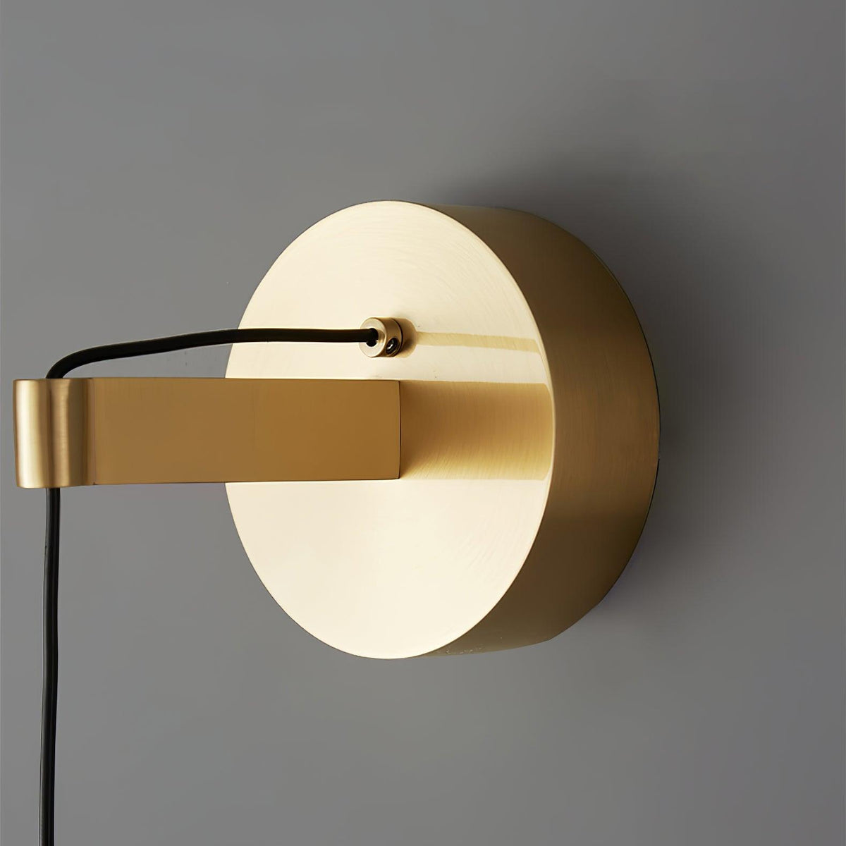 Dava aplique de pared moderno minimalista cónico de cristal