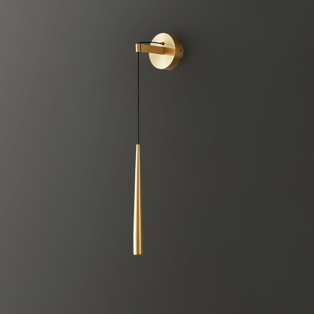 Dava aplique de pared moderno minimalista cónico de cristal