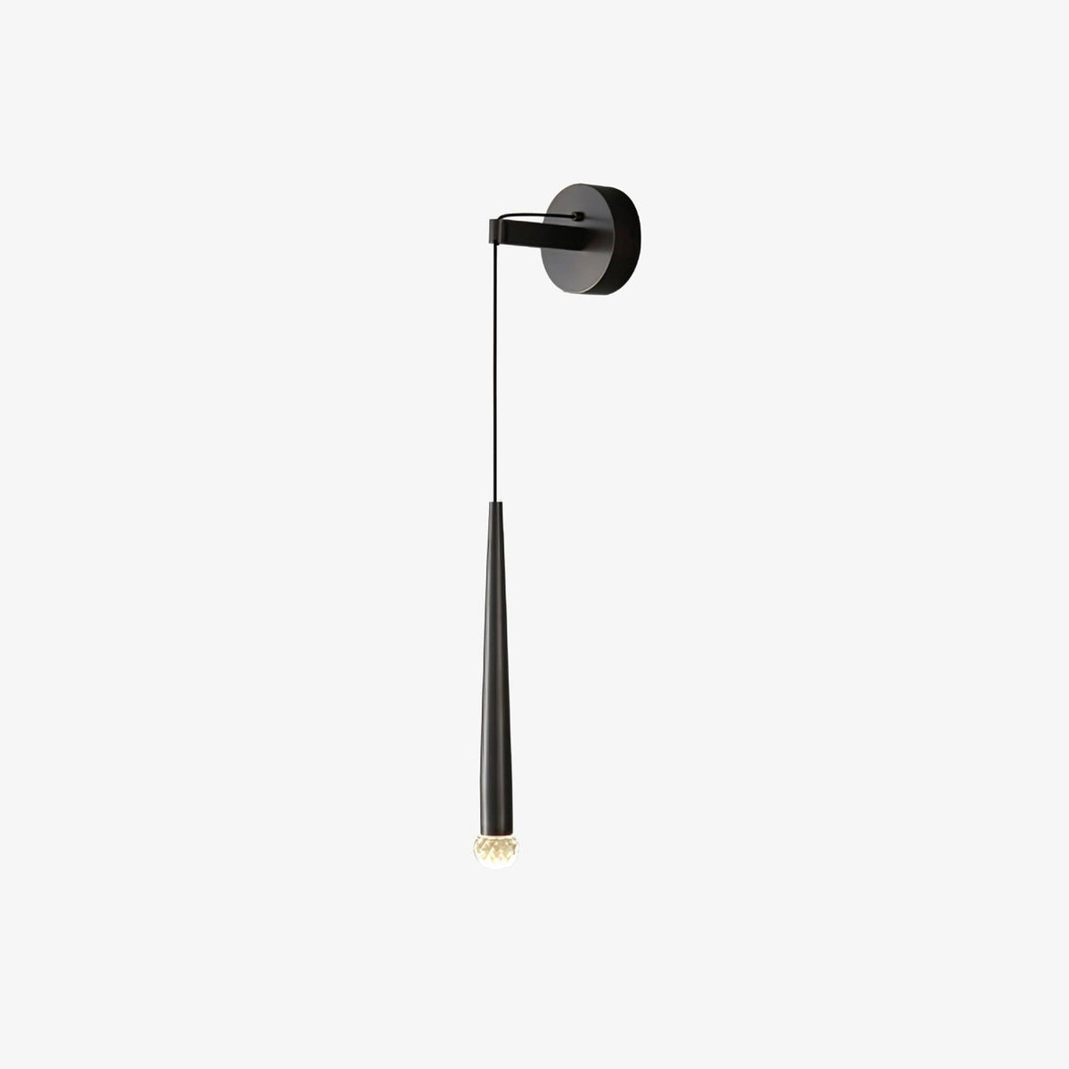 Dava aplique de pared moderno minimalista cónico de cristal