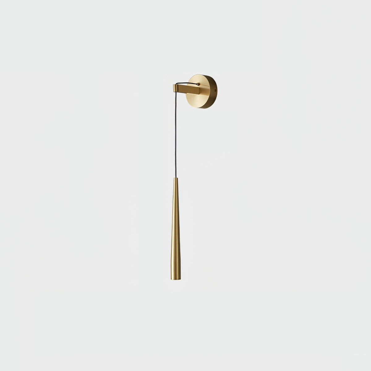 Dava aplique de pared moderno minimalista cónico de cristal