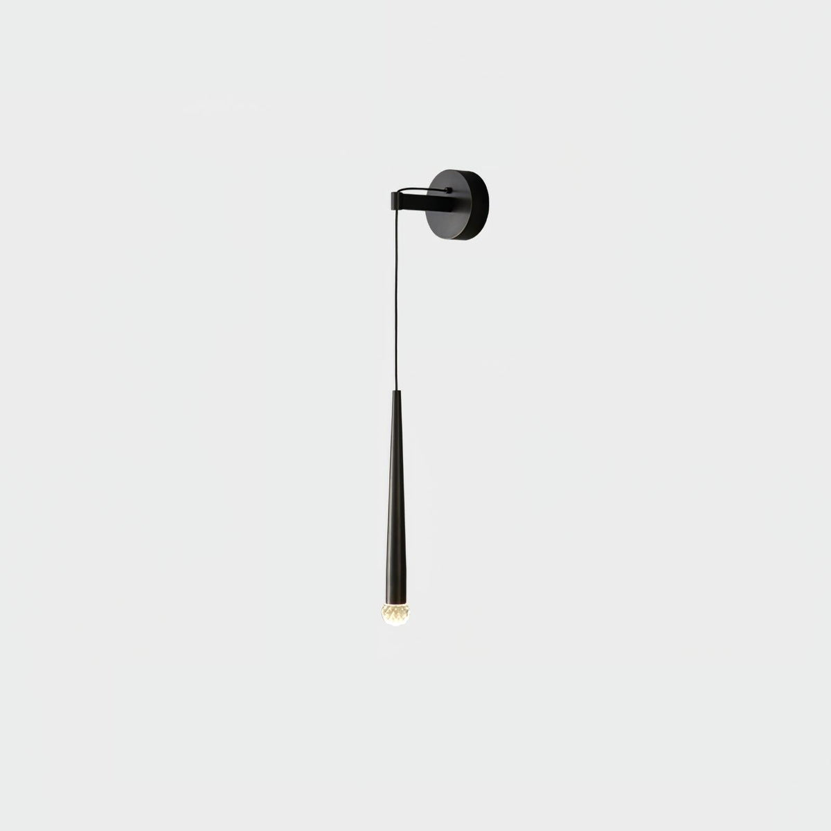 Dava aplique de pared moderno minimalista cónico de cristal