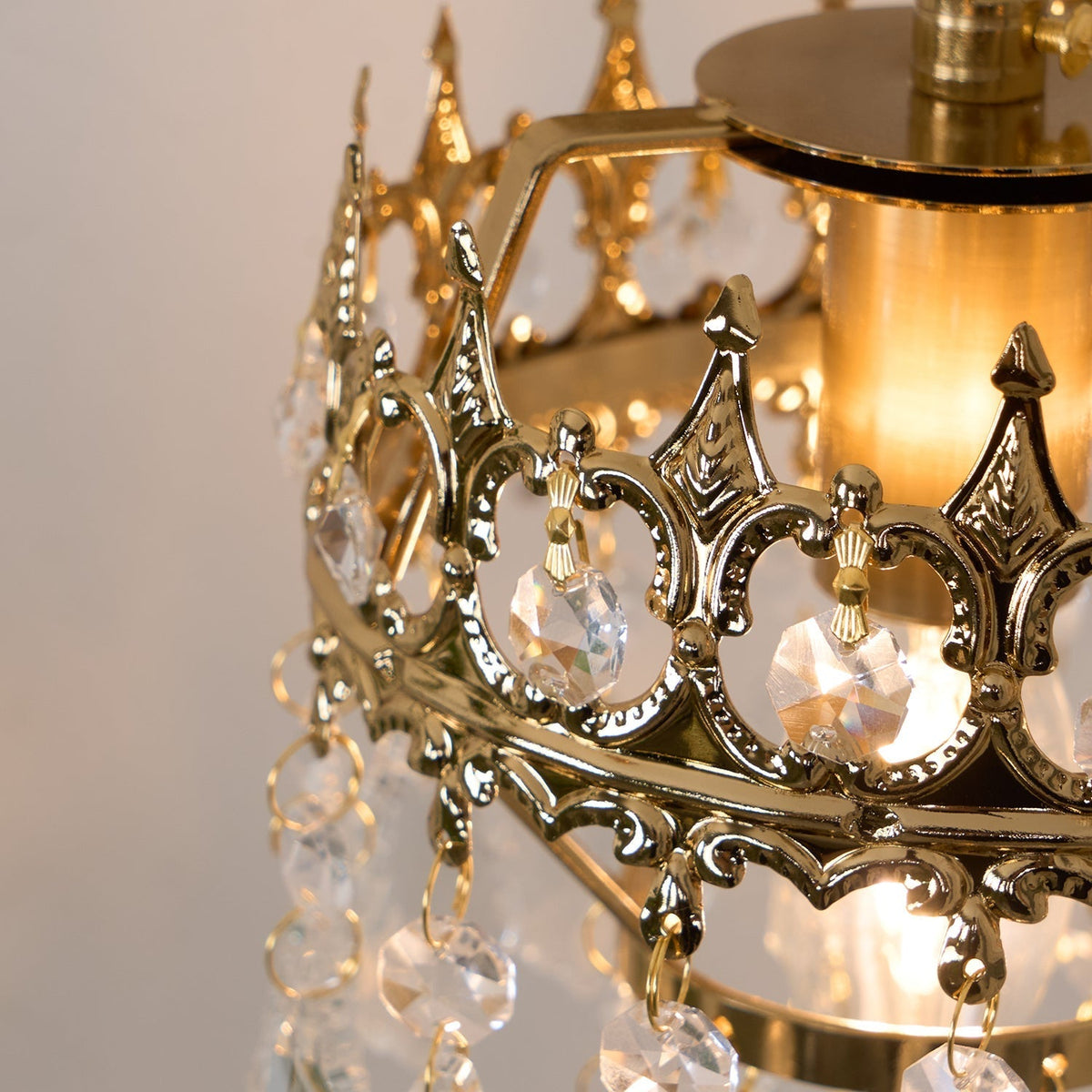 Ivmarila aplique de pared Corona de Arte nórdico en cristal
