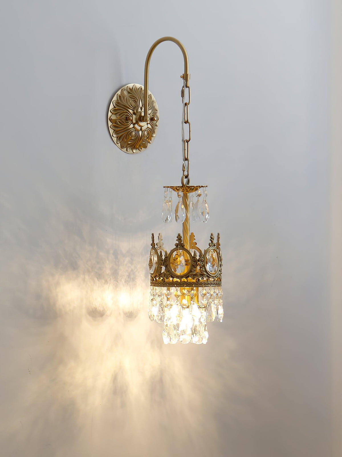 Aplique de pared cristal Crown
