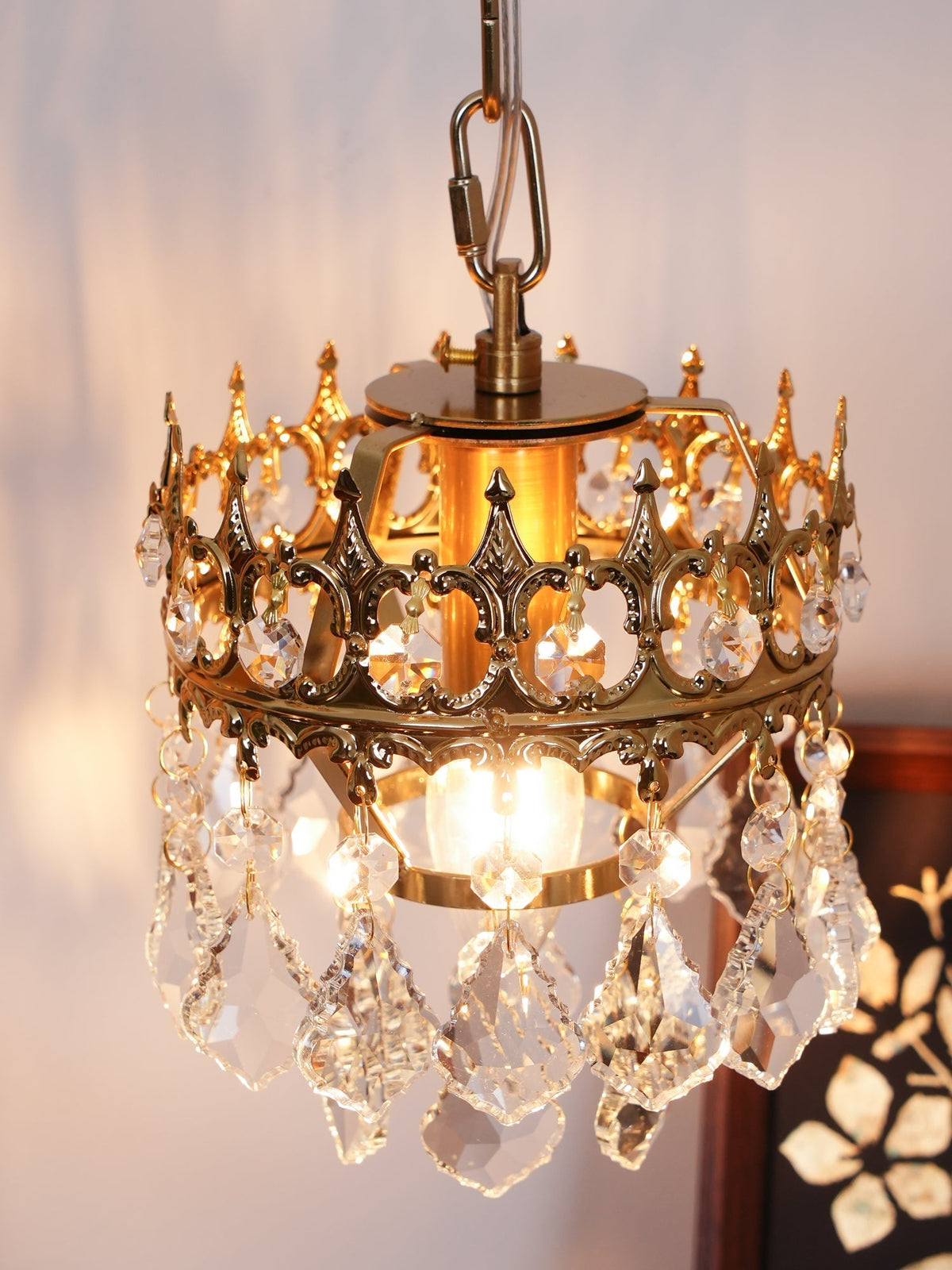 Ivmarila aplique de pared Corona de Arte nórdico en cristal