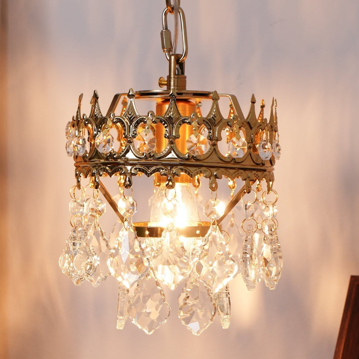 Ivmarila aplique de pared Corona de Arte nórdico en cristal