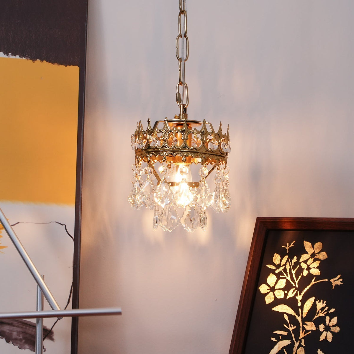 Ivmarila aplique de pared Corona de Arte nórdico en cristal